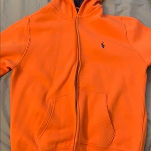 SOLD Orange Polo Hoodie SOLD